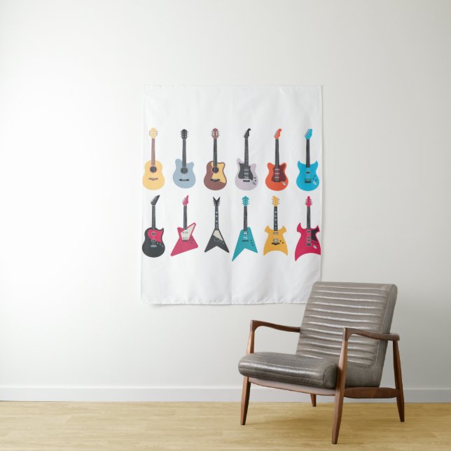Tenture Guitare électrique (En situation)