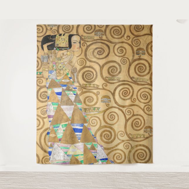 Tenture Gustav Klimt - Attente, Stoclet Frieze (Devant)