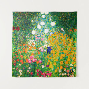 Tenture Gustav Klimt "Jardin de fleurs"
