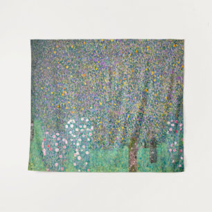 Tenture Gustav Klimt - Rosiers sous les arbres