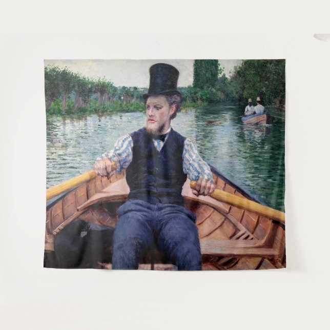 Tenture Gustave Caillebotte - Bateau (Devant (Horizontal))
