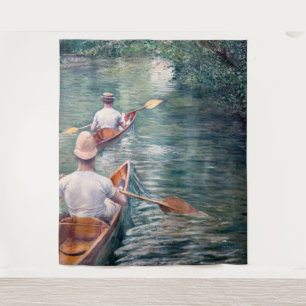 Tenture Gustave Caillebotte - Canoës sur l'Yerres