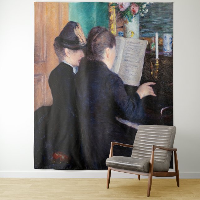 Tenture Gustave Caillebotte - Leçon de piano (En situation)