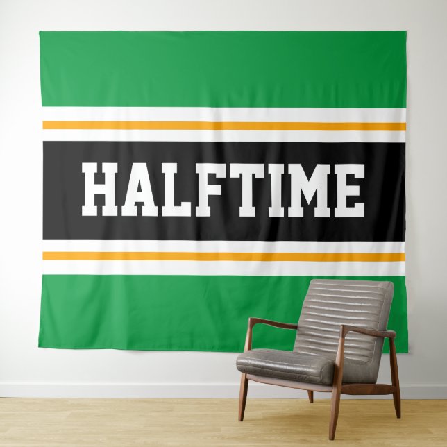 Tenture HALFTIME Fun Athletic Vert clair Bright Black Stri (En situation (horizontale))
