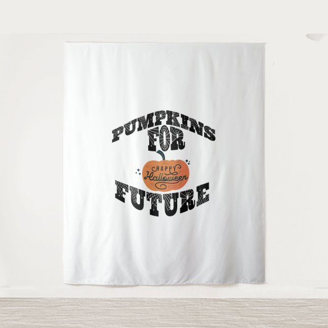 Tenture Halloween Citrouille (Devant)