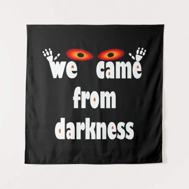 Tenture Halloween éffrayante saison (Devant)