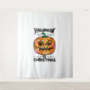 Tenture Halloween est Noël