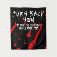 Halloween Faites Demi-tour Maintenant Taches de Sa
