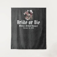 Halloween Floral Skull Bride ou Fête des mariées d