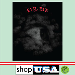 Tenture HALLOWEEN OE Mal Étrange Eerie Inhabituelle Effray