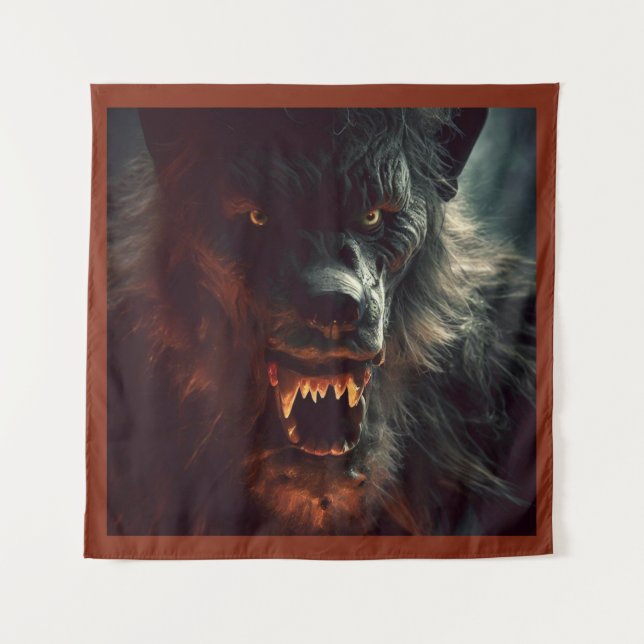 Tenture Halloween - Werewolf 3 (Devant)