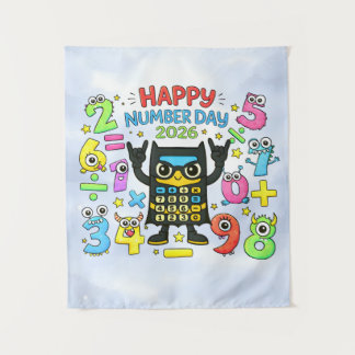 Tenture Happy Number Day 2026 Cute Calculator Math Design