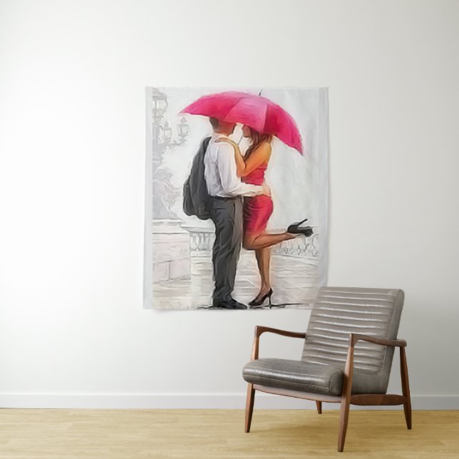 Tenture hasard romantique (En situation)