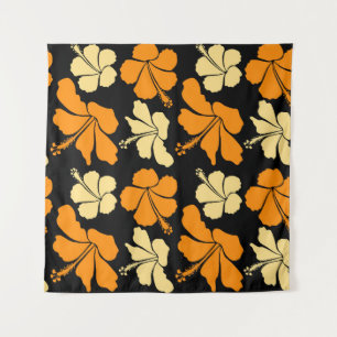 Tenture Hawaii tropical naturel floral sans couture motif