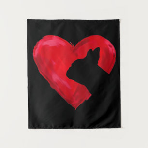 Tenture Heart Silhouette