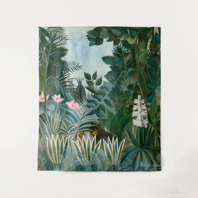 Tenture Henri Rousseau - La jungle équatoriale (Devant)