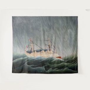 Tenture Henri Rousseau - Le navire dans la tempête