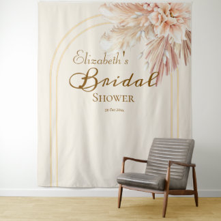 Tenture Herbe de pampa tendance Luxe Douce Mariage