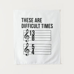 Tenture Heures des professeurs de musique