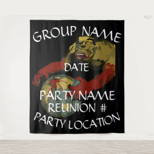 Tenture Heureuse soirée de dîner Filles Garçons Soirée 202