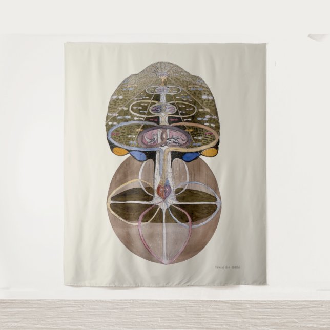 Tenture Hilma af Klint - Arbre de la connaissance, no 1 (Devant)