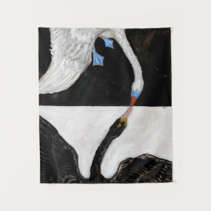 Tenture Hilma Af Klint Swan no 1