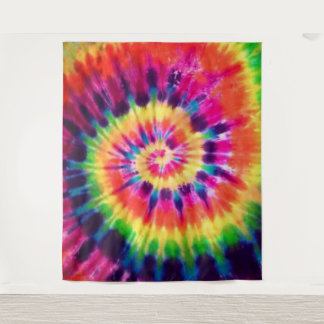 Tenture Hippy 60s les années 70 Tie Dye Retro Colorful