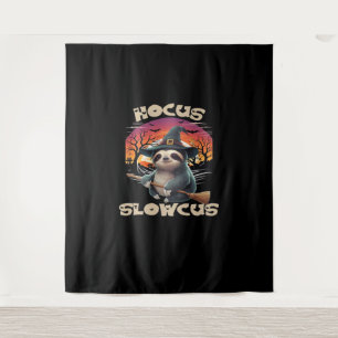 Tenture Hocus Slowcus Amateurs de fentes Halloween tee tee