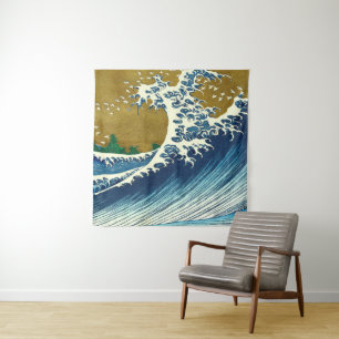 Tenture Hokusai Big Wave Japon Art japonais