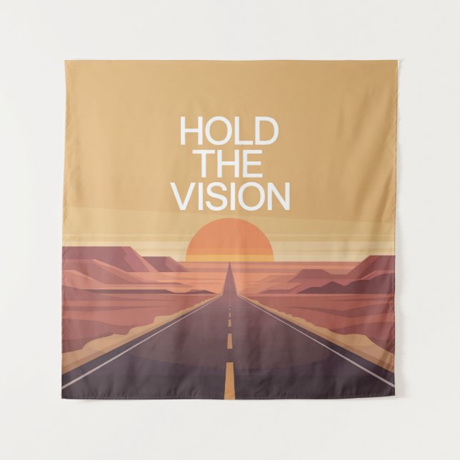 Tenture Hold The Vision (Devant)