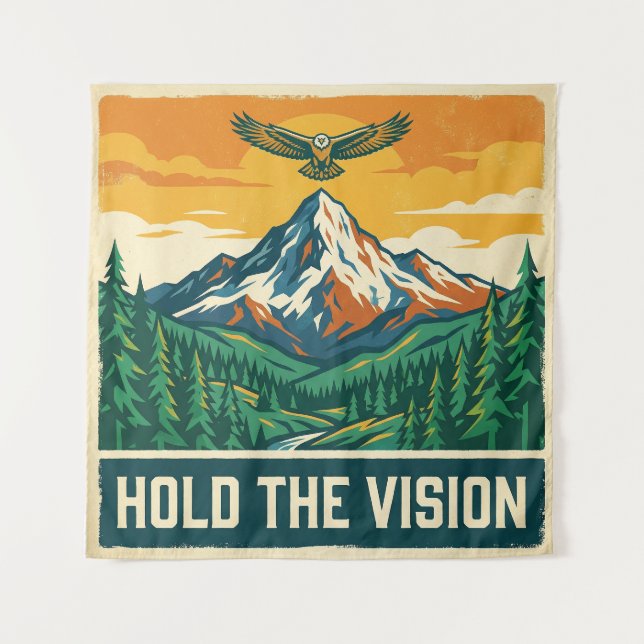 Tenture Hold The Vision (Devant)