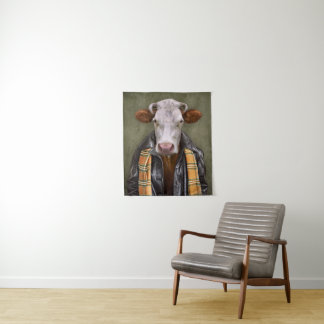 Tenture Homme de vache