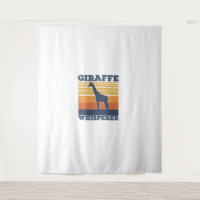 Hommes Giraffe Whisperer Retro Animal Africain Vin