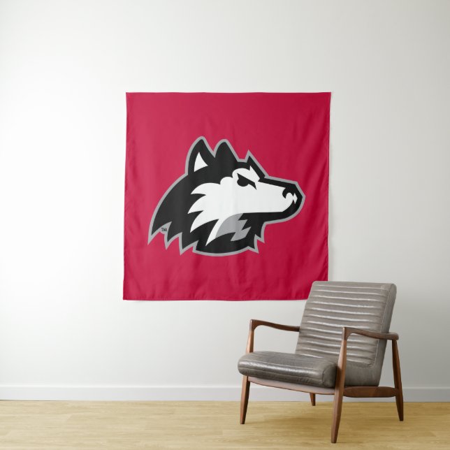 Tenture Huskies du nord de l'Illinois (En situation)