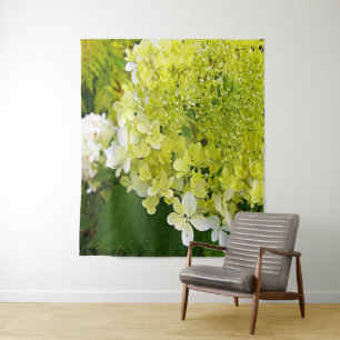 Tenture Hydrangea Limelight Vert Chartreuse Élégant