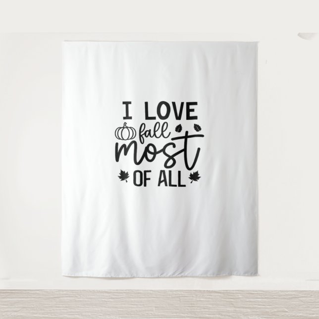 Tenture I Love Fall Most All Classic T-Shirt (Devant)