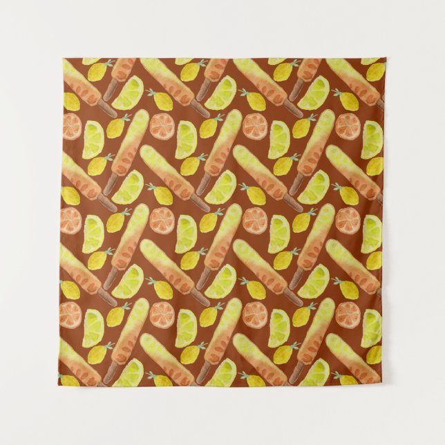 Tenture Ice cream pattern | Lollies pattern | lollipop 11 (Devant)