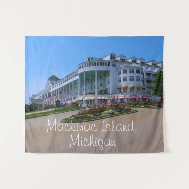 Tenture Île Mackinac Michigan (Devant (Horizontal))