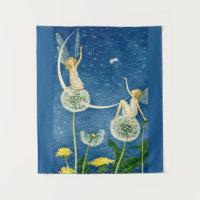 Illustration Art Nouveau Fée Pissenlit
