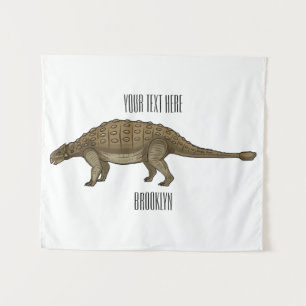 Tenture Illustration d'Ankylosaurus
