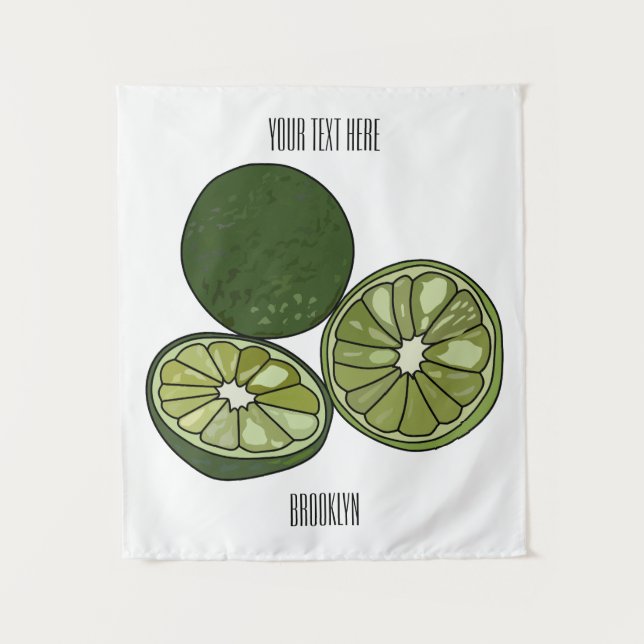 Tenture Illustration de chaux Kaffir (Devant)