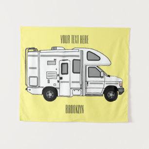 Tenture Illustration de dessin animé Campervan