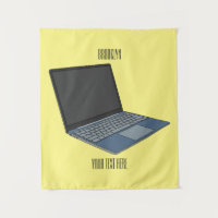 Illustration de dessin sur ordinateur portable