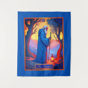 Tenture Illustration de la carte Tarot, L'ermite