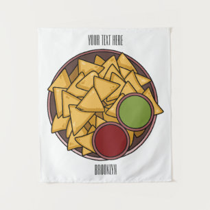Tenture Illustration de Nachos
