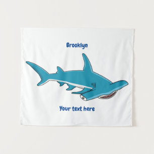 Tenture Illustration de requin marteau