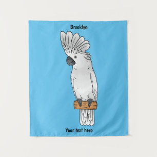 Tenture Illustration d'un oiseau de cobaye-parapluie