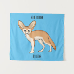 Tenture Illustration Fennec fox