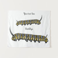 Illustration Monarch caterpillar