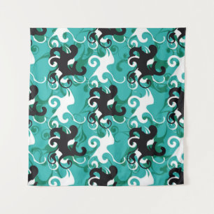 Tenture Ilu vintage qualitatif motif Abstrait